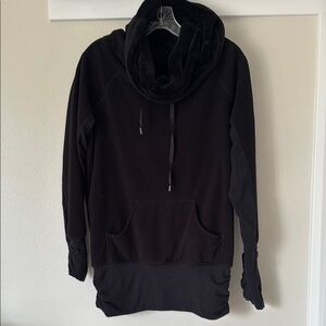 lululemon athletica Black Cowl Neck Sweater